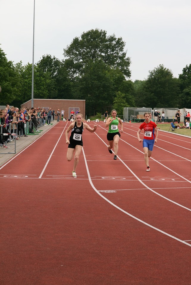 Marjolein op de 100m